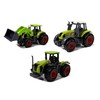 Lean Toys Žemės ūkio transporto priemonių su gyvūnų figūromis rinkinys LeanToys