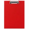 Lean Clipboard with Metal Clip for Writing A4 Raudona