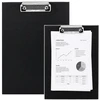 Lean Clipboard with Metal Clip for Writing A4 Juodas