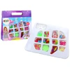 Lean Toys Kūrybinis karoliukų rinkinys papuošalams kurti