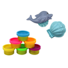 Lean Toys Dinozaurų Plastilino Rinkinys su 6 Spalvomis ir Formelėmis