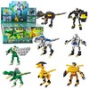 Lean Konstruktorius 2-in-1: dinozauras ir robotas, 57-70 detalių