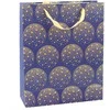 Lean Mėlyna Dovanų maišelis Elegant Gold Stars Navy Mėlyna 32 x 26 x 12 cm