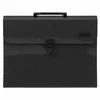 Lean Folder Folder Document Organizer Holder 13 Compartments Juodas A4