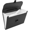 Lean Folder Folder Document Organizer Holder 13 Compartments Juodas A4