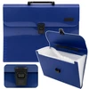 Lean Folder Folder Document Organizer Holder 13 Compartments Mėlyna A4