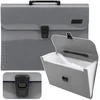 Lean Folder Folder Organizer for Documents, 13 Compartments, Gray, A4, Holder