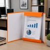 Lean Folder for documents with elastic band, hard, office, oranžinis, A4/4.5 cm