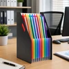 Lean Folder Organizer for Office Documents, 13 Compartments, A4, Juodas