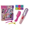 Lean Toys Plaukų priežiūros rinkinys vaikams LeanToys Hair Painting Set Beauty Set Accessories, 1 vnt.