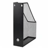 Lean Metal Office Organizer Stand for Documents and Folders, Vertical, Juodas, A4