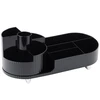 Lean Dėklas kosmetikai ir biuro reikmenims, juodas, 360° sukinėjamas, 34.5x14.7x14.3 cm