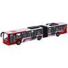 Lean Toys Autobusas su nuotolinio valdymo pultu, raudonas/baltas