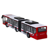Lean Toys Autobusas su nuotolinio valdymo pultu, raudonas/baltas