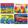 Lean School spalvotas piešimo bloknotas A4 16 lapų 80g PROTOS