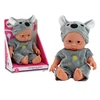 Lėlė pilka apranga Lean Toys