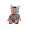 Lėlė pilka apranga Lean Toys