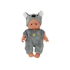 Lėlė pilka apranga Lean Toys