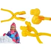 Lean Toys Sniego gniūžčių mašina „Geltonasis dinozauras“