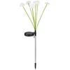 Lean Solar Garden Lamp Decorative Mushrooms Warm LED Light 70cm