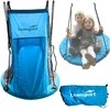Lean Sport Sūpynės palapinė Leansport „Gandro lizdas“ mėlyna 90-100 cm