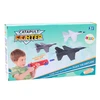 Lean Toys Mėlynas 2in1 Lėktuvų ir Šautuvų Žaislas Vaikams