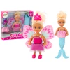 Lean Toys Lėlė undinėlė su sparnais, 12 cm