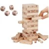Dėlionė Lean Toys Žaidimas griūvantis bokštas Wood toys, 54 det