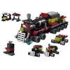 Lean Toys 6in1 Lokomotyvo Konstravimo Blokelių Rinkinys 118el