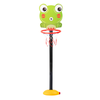 Lean Toys Reguliuojamas krepšinio rinkinys vaikams su varle, 110 cm
