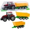 Lean Toys Žaislinis traktorius su priekaba 46 cm