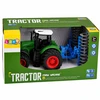 Lean Toys Agricultural Farm Tractor with Roller Žalias 1:24