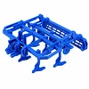 Lean Toys Agricultural Farm Tractor With Cultivator Tillage Unit Žalias 1:24