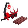 Lean Toys Traktorius su HDS priekaba medienos transportavimui