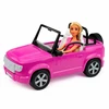 Lean Toys Lėlės ir automobilio rinkinys „Anlily“ su priedais, violetinis, 30 cm