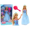 Lean Toys Anlily undinėlė princesė su mėlyna suknele ir šepetėliu