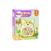 Lean Toys Pop-It Fox žaidimo konsolė violetinė, 7 žaidimo režimai