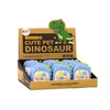 Lean Toys Kišeninis žaidimas „Whack A Mole“ su raidėmis, dinosauro formos, mėlynas