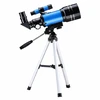 Lean Toys Astronomical Telescope for Kids with Tripod – Mėlyna, 150x Magnification