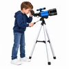 Lean Toys Astronomical Telescope for Kids with Tripod – Mėlyna, 150x Magnification