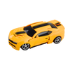 Lean Toys Geltonas Auto-Robotas 2in1 Žaislas