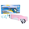 Lean Toys Automatinis Rožinis Vandens Pistoletas 350 ml su Baterija