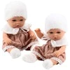 Lean Toys Lėlė Baby Doll su elegantiška žiemine apranga