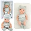 Lean Toys Lėlė kūdikis su antklode 18 cm