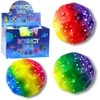 Lean Toys Kamuolys su įdubimais, spalvotas 10 cm