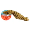 Lean Toys Interaktyvus kamuoliukas su pūkuota uodega, 14 cm