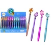 Lean Toys Tušinukas su žvaigždutėmis ir deimantais, mėlynas rašalas, 0.7 mm