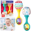 Lean Toys Sensorinių Barškučių Rinkinys su Minkštu Kamuoliuku