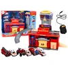 Lean Toys Komandinis gelbėjimo bazės žaislų rinkinys su 6 automobiliais