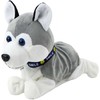 Lean Toys Interaktyvus pliušinis šuo Husky su garsais ir judesiu, 22x22x11 cm